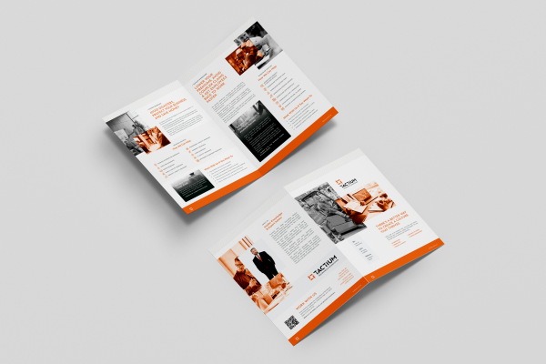 Free A4 Bi-Fold Brochure Mockup PSD_Tactium